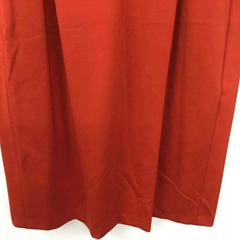 エストネーション ESTNATION ワンピース ひざ丈スカート 無地 赤 / レッド / red レディース USED 古着 中古 10159815