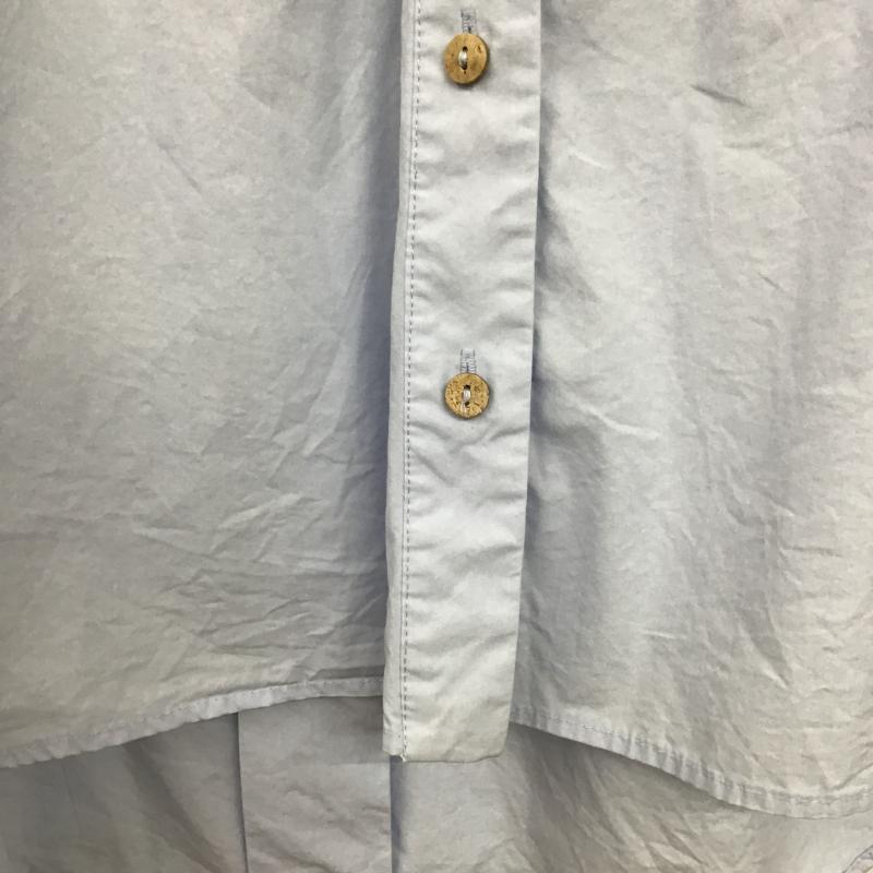 ザラ ZARA シャツ、ブラウス 七分袖 L 無地 水色 / ライトブルー / レディース USED 古着 中古 10159818