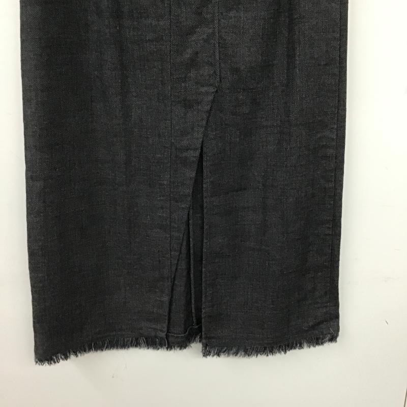 ムルーア MURUA スカート ロングスカート 012120801301 バックスリットフリンジスカート M 無地 黒 / ブラック / black レディース USED 古着 中古 10159822
