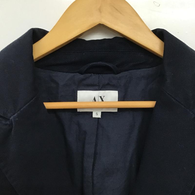 アルマーニエクスチェンジ ARMANI EXCHANGE ジャケット、上着 ジャケット、ブレザー カジュアルジャケット アウター カラージャケット S 無地 紺 / ネイビー / navy メンズ USED 古着 中古 10159824