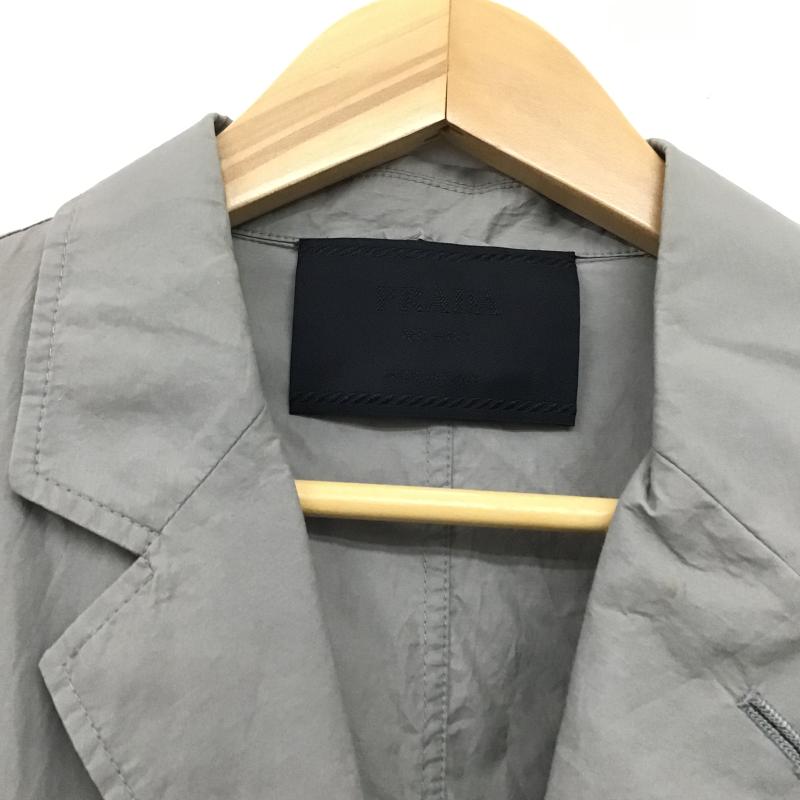プラダ PRADA ジャケット、上着 ジャケット、ブレザー カジュアルジャケット テーラードジャケット M 無地 灰 / グレー / gray メンズ USED 古着 中古 10159826