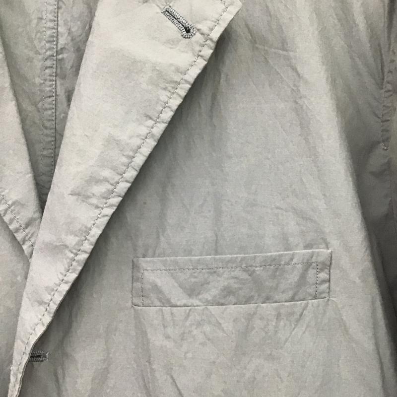 プラダ PRADA ジャケット、上着 ジャケット、ブレザー カジュアルジャケット テーラードジャケット M 無地 灰 / グレー / gray メンズ USED 古着 中古 10159826