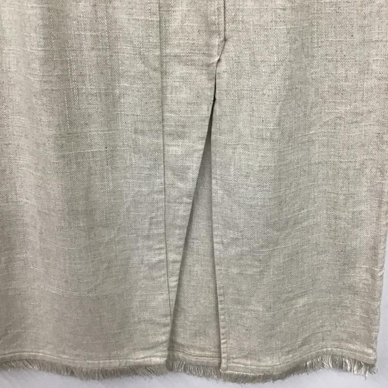 ムルーア MURUA スカート ロングスカート 012120801301 バックスリットフリンジスカート M 無地 アイボリー / アイボリー / レディース USED 古着 中古 10159827