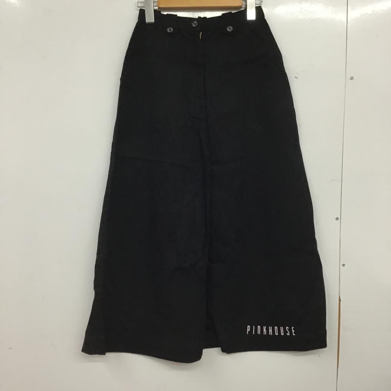 ピンクハウス PINK HOUSE スカート ロングスカート 無地 黒 / ブラック / black レディース USED 古着 中古 10159829