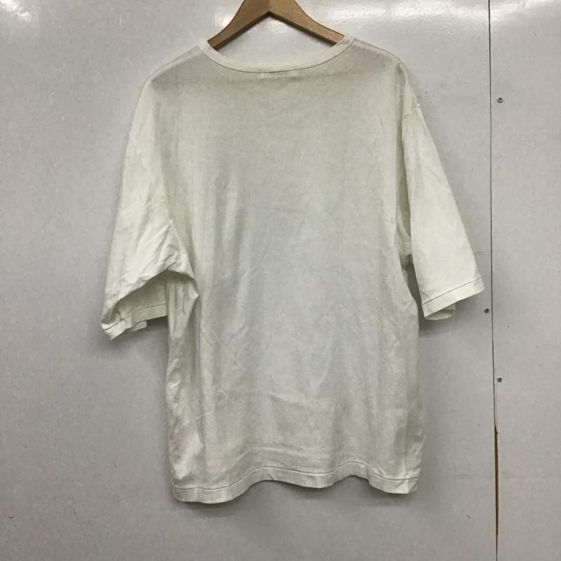 コンフェクト CONFECT Tシャツ 半袖 半袖カットソー プリントTシャツ クルーネックカットソー 4 無地 白 / ホワイト / white メンズ USED 古着 中古 10159830