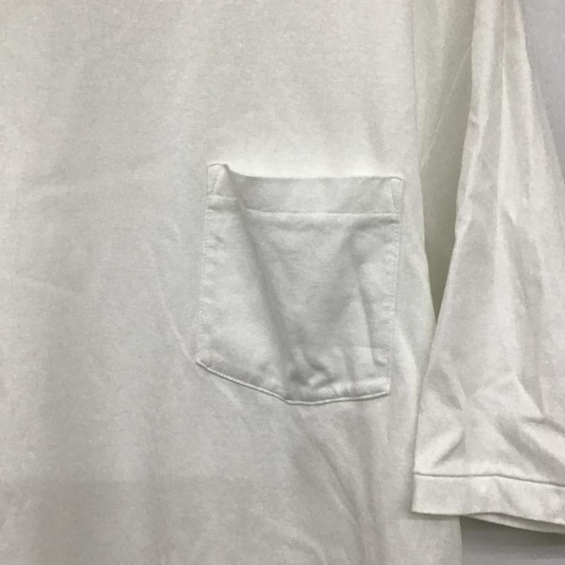 コンフェクト CONFECT Tシャツ 半袖 半袖カットソー プリントTシャツ クルーネックカットソー 4 無地 白 / ホワイト / white メンズ USED 古着 中古 10159830