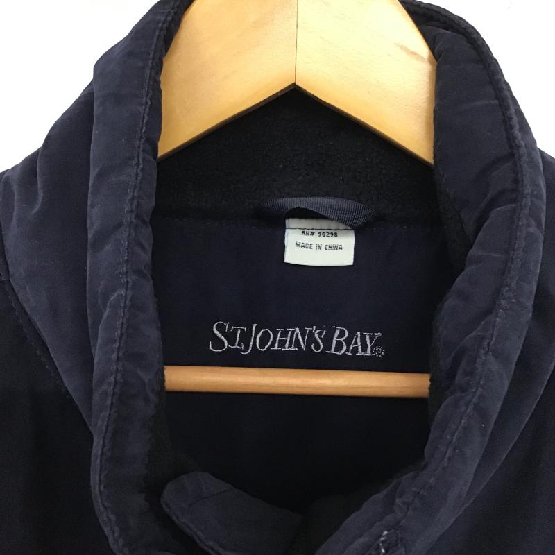 セントジョンズベイ ST.JOHN S BAY ジャケット、上着 ジャンパー、ブルゾン ジップアップジャケット アウター スタンドカラー M 無地 紺 / ネイビー / navy メンズ USED 古着 中古 10159831