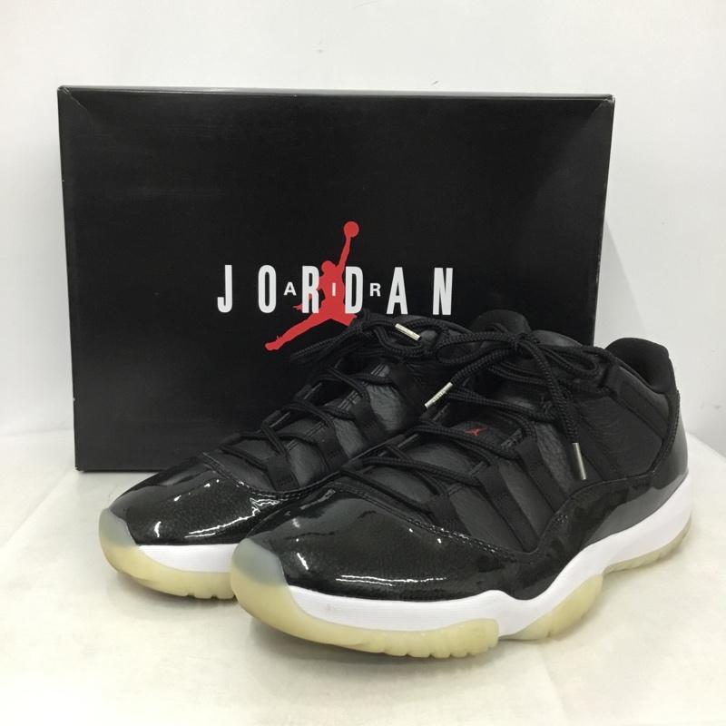 ナイキ NIKE スニーカー スニーカー AV2187-001 AIR JORDAN 11 RETRO LOW 28.5cm 箱有 28.5cm ワンポイント 黒 / ブラック / black X 白 / ホワイト / white メンズ USED 古着 中古 10159834