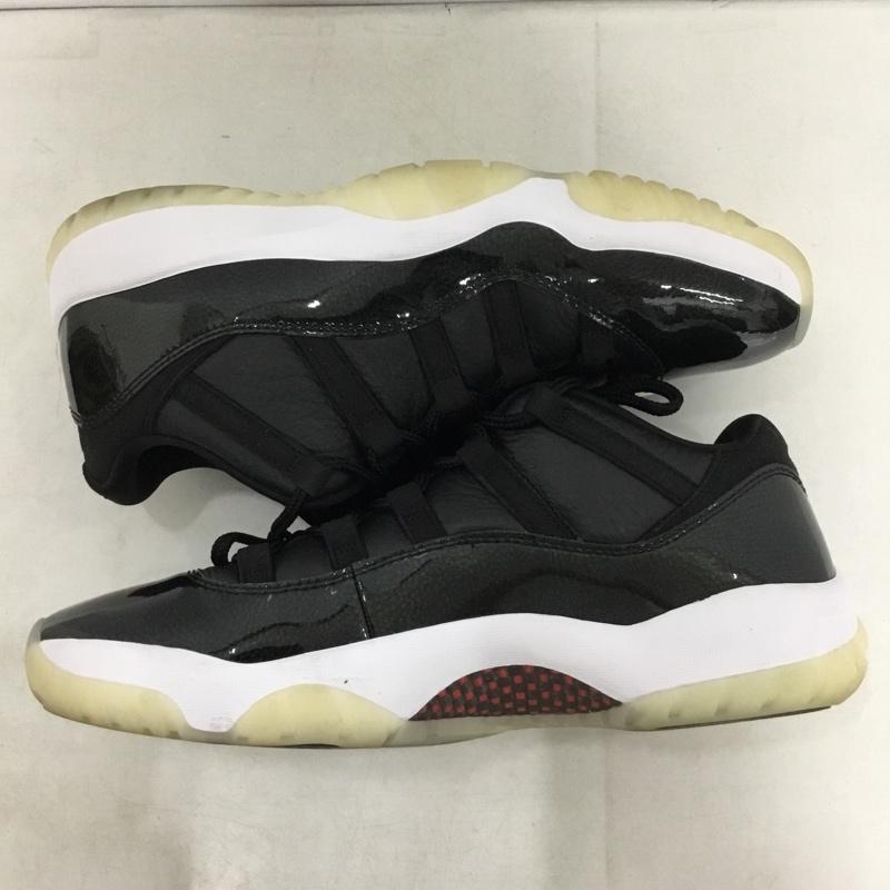 ナイキ NIKE スニーカー スニーカー AV2187-001 AIR JORDAN 11 RETRO LOW 28.5cm 箱有 28.5cm ワンポイント 黒 / ブラック / black X 白 / ホワイト / white メンズ USED 古着 中古 10159834