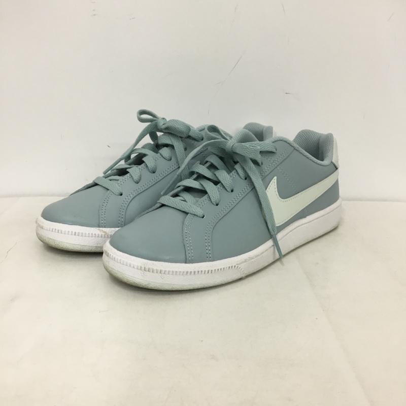 ナイキ NIKE スニーカー スニーカー 749867-300 コート ロイヤル 24.5cm 24.5cm ロゴ、文字 水色 / ライトブルー / レディース USED 古着 中古 10159835
