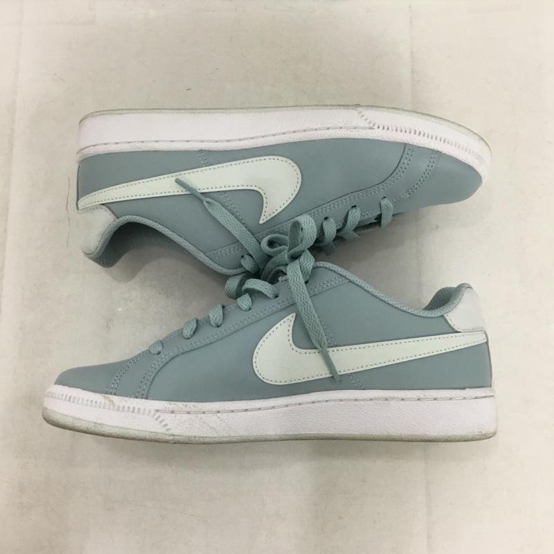 ナイキ NIKE スニーカー スニーカー 749867-300 コート ロイヤル 24.5cm 24.5cm ロゴ、文字 水色 / ライトブルー / レディース USED 古着 中古 10159835