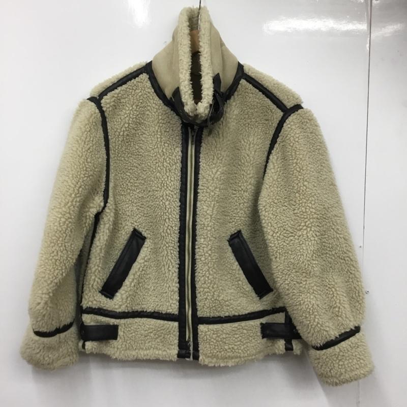 アングリッド Ungrid ジャケット、上着 ジャンパー、ブルゾン 112050274101 ボアムートンブルゾン S 無地 ベージュ / ベージュ / beige レディース USED 古着 中古 10159836