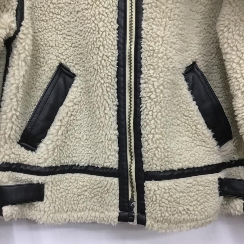 アングリッド Ungrid ジャケット、上着 ジャンパー、ブルゾン 112050274101 ボアムートンブルゾン S 無地 ベージュ / ベージュ / beige レディース USED 古着 中古 10159836