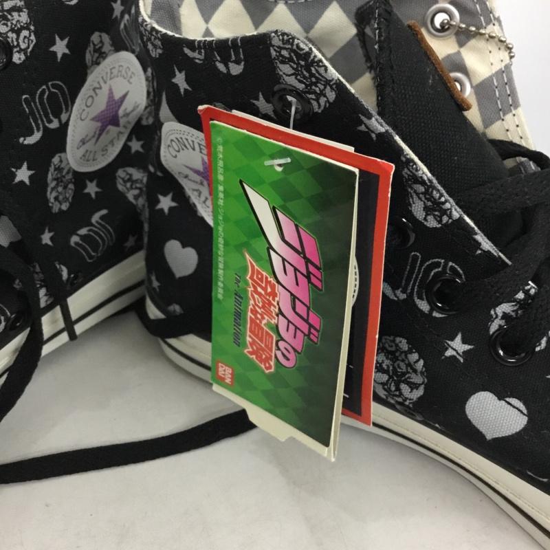 コンバース CONVERSE スニーカー スニーカー 1CJ112 ALL STAR HI ジョジョの奇妙な冒険 28cm 28.0cm 総柄 黒 / ブラック / black X 灰 / グレー / gray メンズ USED 古着 中古 10159837