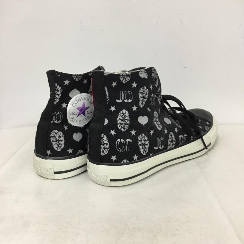 コンバース CONVERSE スニーカー スニーカー 1CJ112 ALL STAR HI ジョジョの奇妙な冒険 28cm 28.0cm 総柄 黒 / ブラック / black X 灰 / グレー / gray メンズ USED 古着 中古 10159837