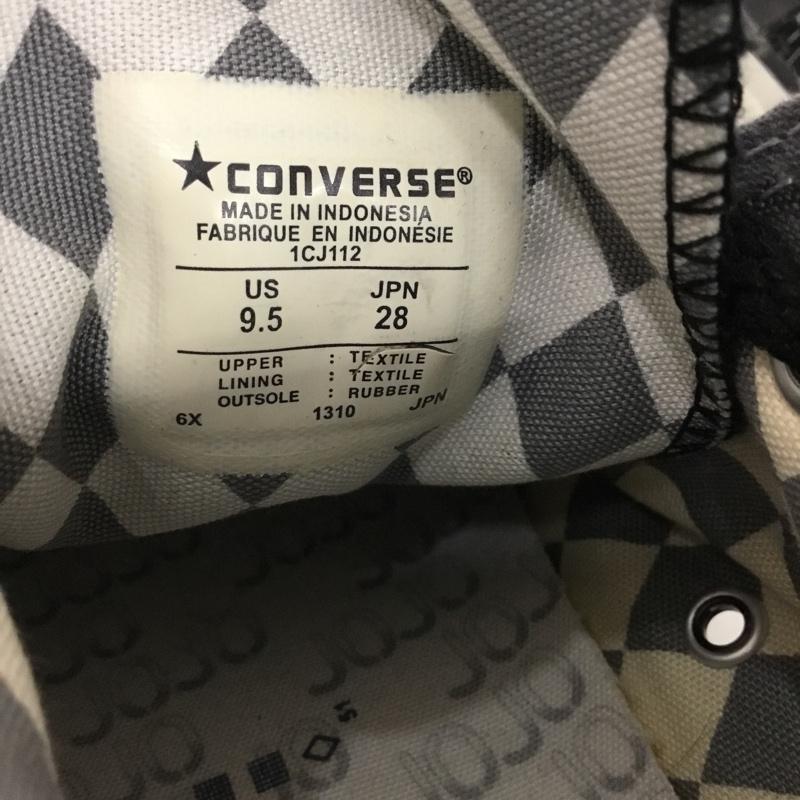 コンバース CONVERSE スニーカー スニーカー 1CJ112 ALL STAR HI ジョジョの奇妙な冒険 28cm 28.0cm 総柄 黒 / ブラック / black X 灰 / グレー / gray メンズ USED 古着 中古 10159837