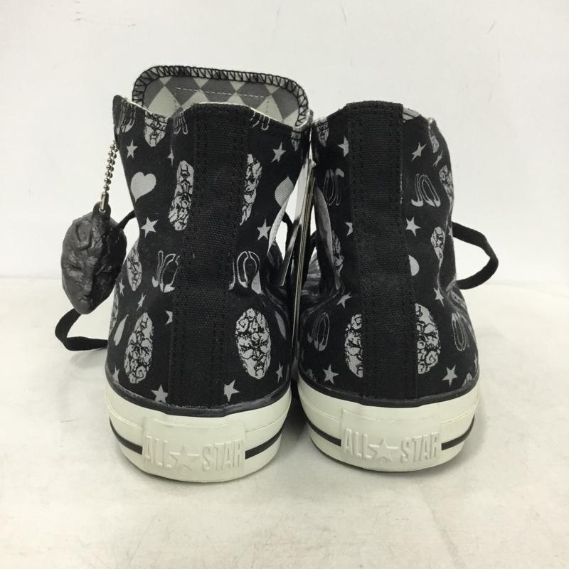 コンバース CONVERSE スニーカー スニーカー 1CJ112 ALL STAR HI ジョジョの奇妙な冒険 28cm 28.0cm 総柄 黒 / ブラック / black X 灰 / グレー / gray メンズ USED 古着 中古 10159837
