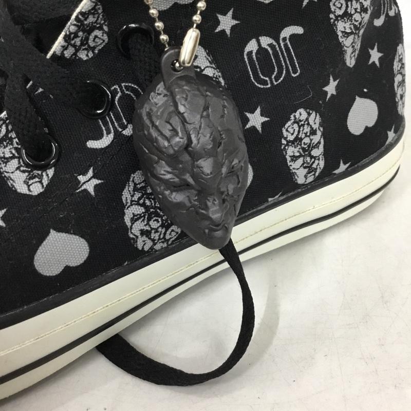 コンバース CONVERSE スニーカー スニーカー 1CJ112 ALL STAR HI ジョジョの奇妙な冒険 28cm 28.0cm 総柄 黒 / ブラック / black X 灰 / グレー / gray メンズ USED 古着 中古 10159837