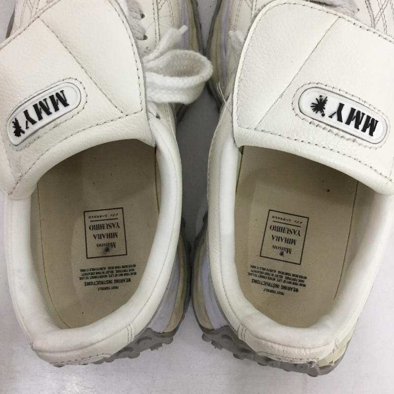 メゾンミハラヤスヒロ Maison MIHARA YASUHIRO スニーカー スニーカー A14FW701 SCOTT ORIGINAL SOLE LEATHER LOW 42 ロゴ、文字 オフホワイト / オフホワイト / メンズ USED 古着 中古 10159840