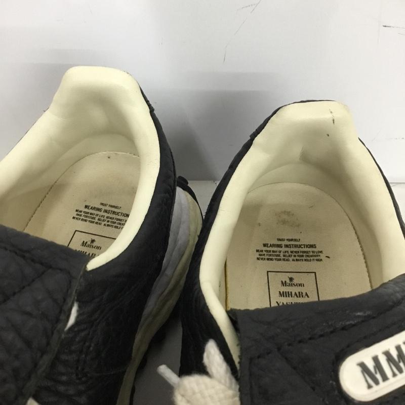 メゾンミハラヤスヒロ Maison MIHARA YASUHIRO スニーカー スニーカー A15FW707 SCOTT OG Sole Monster Leather Low-top 42 ロゴ、文字 黒 / ブラック / black メンズ USED 古着 中古 10159843