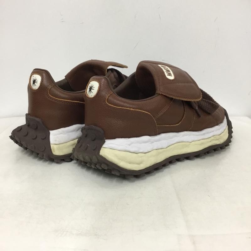 メゾンミハラヤスヒロ Maison MIHARA YASUHIRO スニーカー スニーカー A14FW701 SCOTT ORIGINAL SOLE LEATHER LOW 42 ロゴ、文字 茶 / ブラウン / brown メンズ USED 古着 中古 10159846