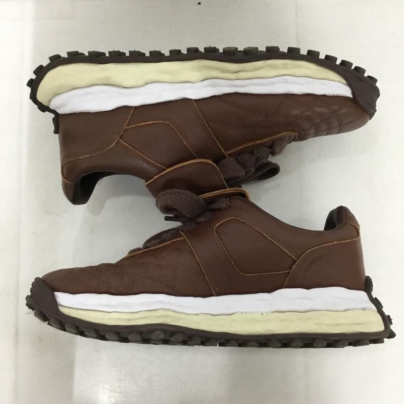 メゾンミハラヤスヒロ Maison MIHARA YASUHIRO スニーカー スニーカー A14FW701 SCOTT ORIGINAL SOLE LEATHER LOW 42 ロゴ、文字 茶 / ブラウン / brown メンズ USED 古着 中古 10159846