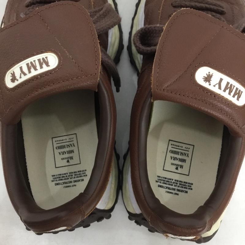 メゾンミハラヤスヒロ Maison MIHARA YASUHIRO スニーカー スニーカー A14FW701 SCOTT ORIGINAL SOLE LEATHER LOW 42 ロゴ、文字 茶 / ブラウン / brown メンズ USED 古着 中古 10159846