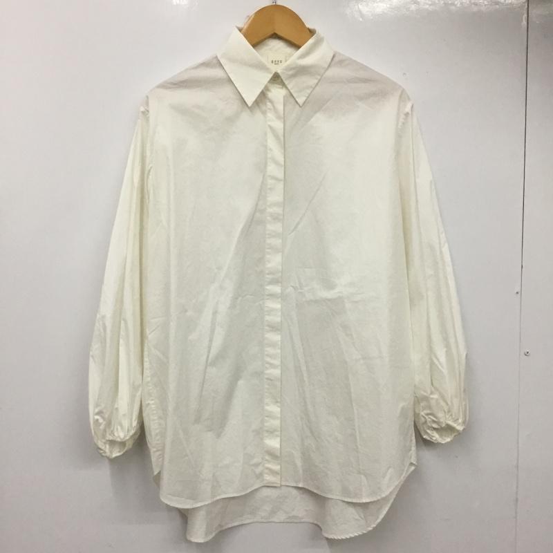 エッフェビームス EFFE BEAMS シャツ、ブラウス 長袖 無地 白 / ホワイト / white レディース USED 古着 中古 10159849