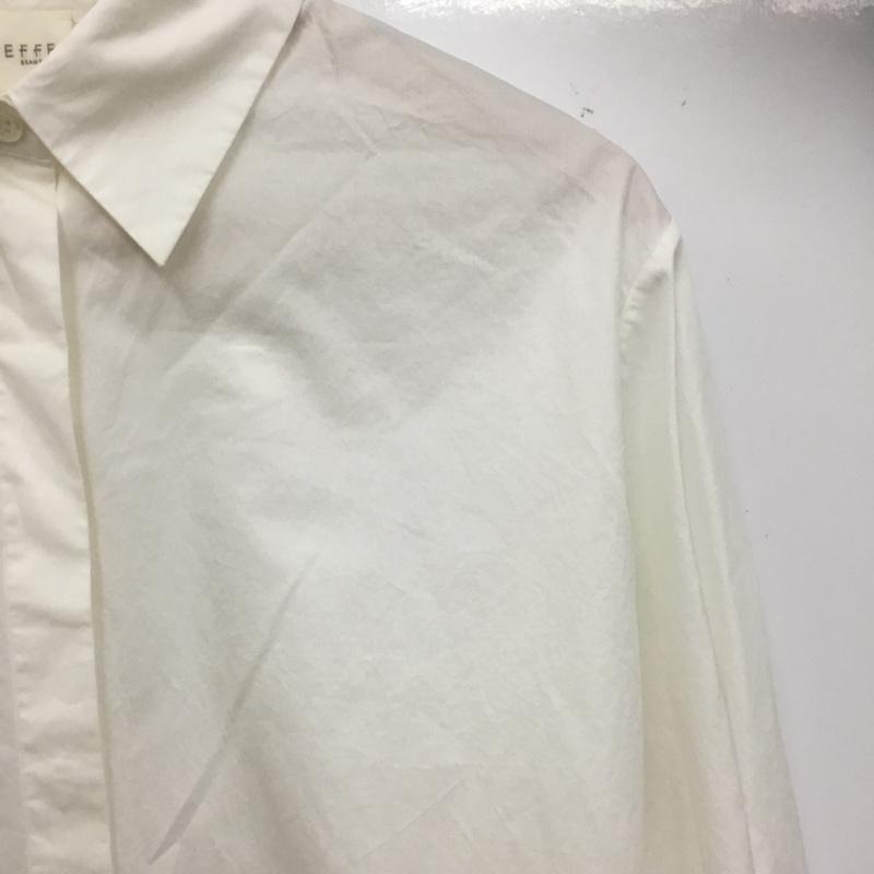 エッフェビームス EFFE BEAMS シャツ、ブラウス 長袖 無地 白 / ホワイト / white レディース USED 古着 中古 10159849