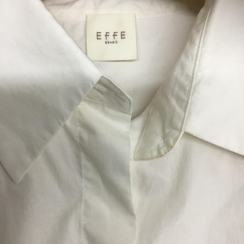 エッフェビームス EFFE BEAMS シャツ、ブラウス 長袖 無地 白 / ホワイト / white レディース USED 古着 中古 10159849
