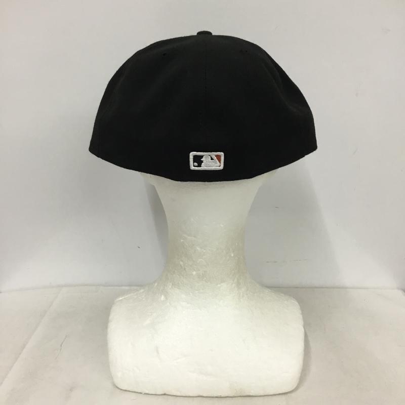 ニューエラ NEW ERA 帽子 キャップ COOL BASE 61.5cm 59FIFTY MLB 刺繍 黒 / ブラック / black メンズ USED 古着 中古 10159850