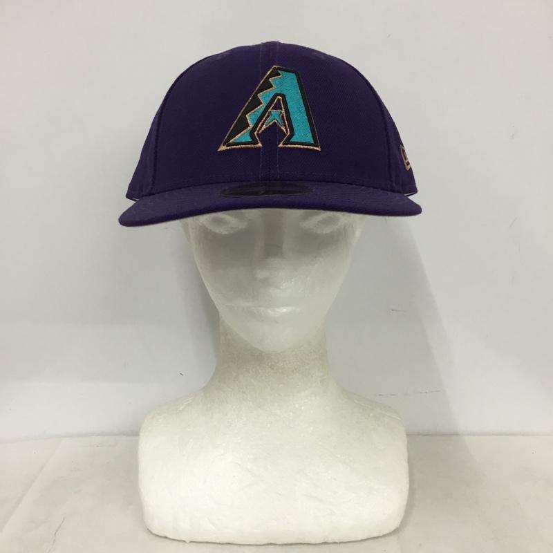 ニューエラ NEW ERA 帽子 キャップ 59FIFTY アリゾナ ダイヤモンドバックス 60.6cm ロゴ、文字 紫 / パープル / purple メンズ USED 古着 中古 10159851
