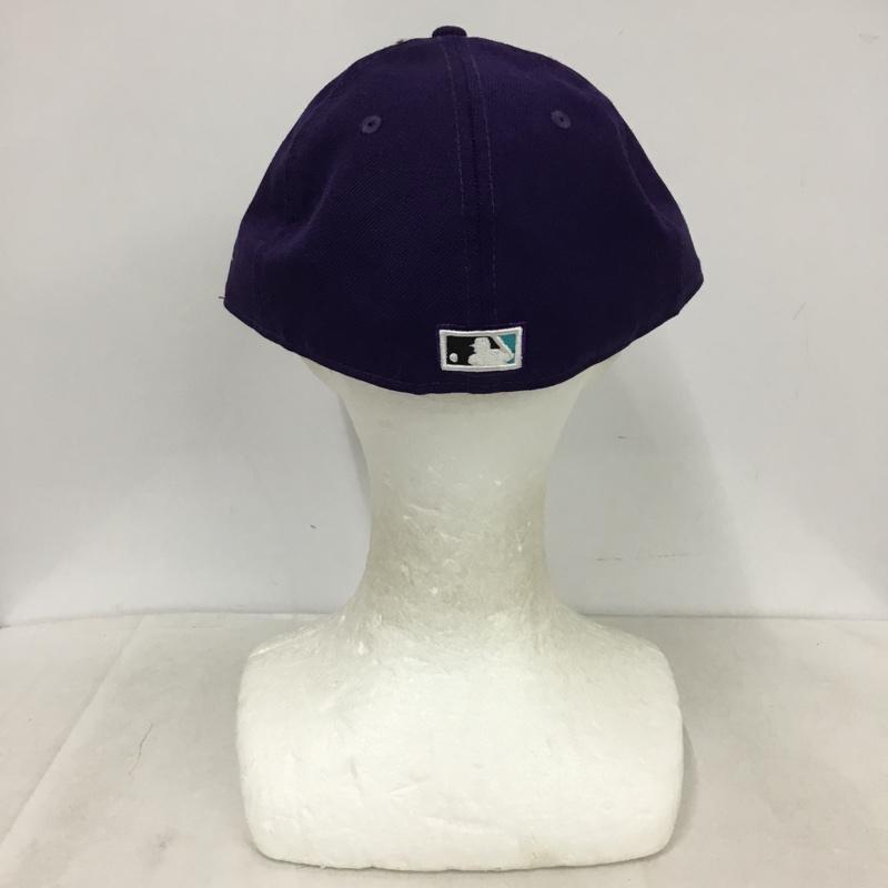 ニューエラ NEW ERA 帽子 キャップ 59FIFTY アリゾナ ダイヤモンドバックス 60.6cm ロゴ、文字 紫 / パープル / purple メンズ USED 古着 中古 10159851
