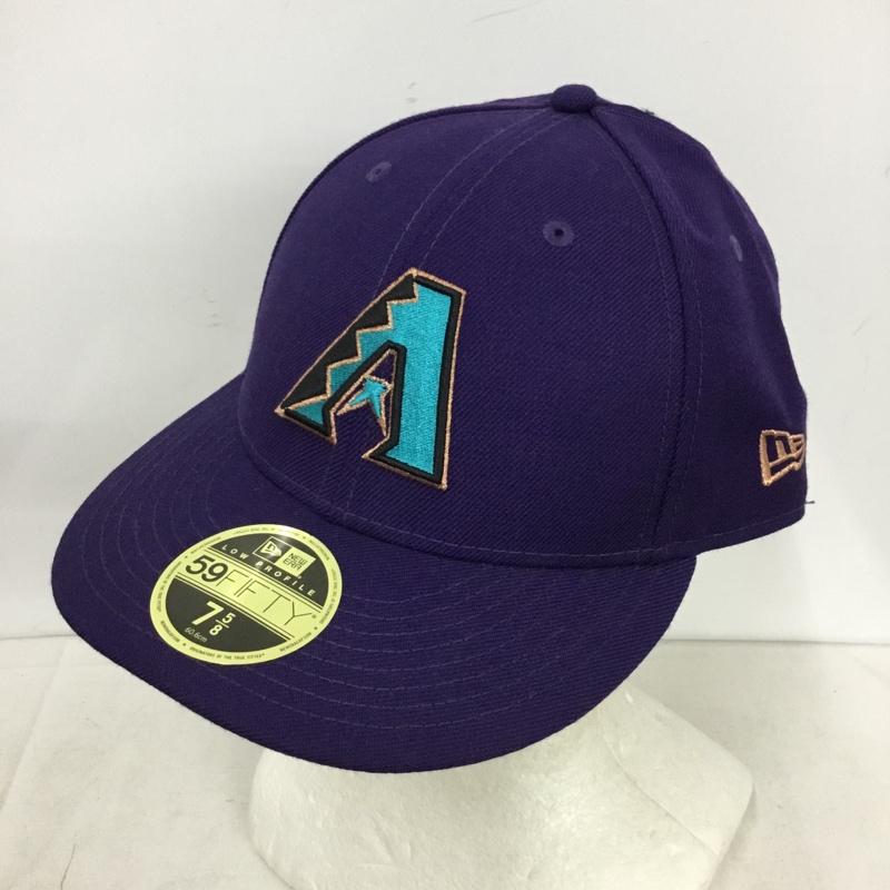 ニューエラ NEW ERA 帽子 キャップ 59FIFTY アリゾナ ダイヤモンドバックス 60.6cm ロゴ、文字 紫 / パープル / purple メンズ USED 古着 中古 10159851