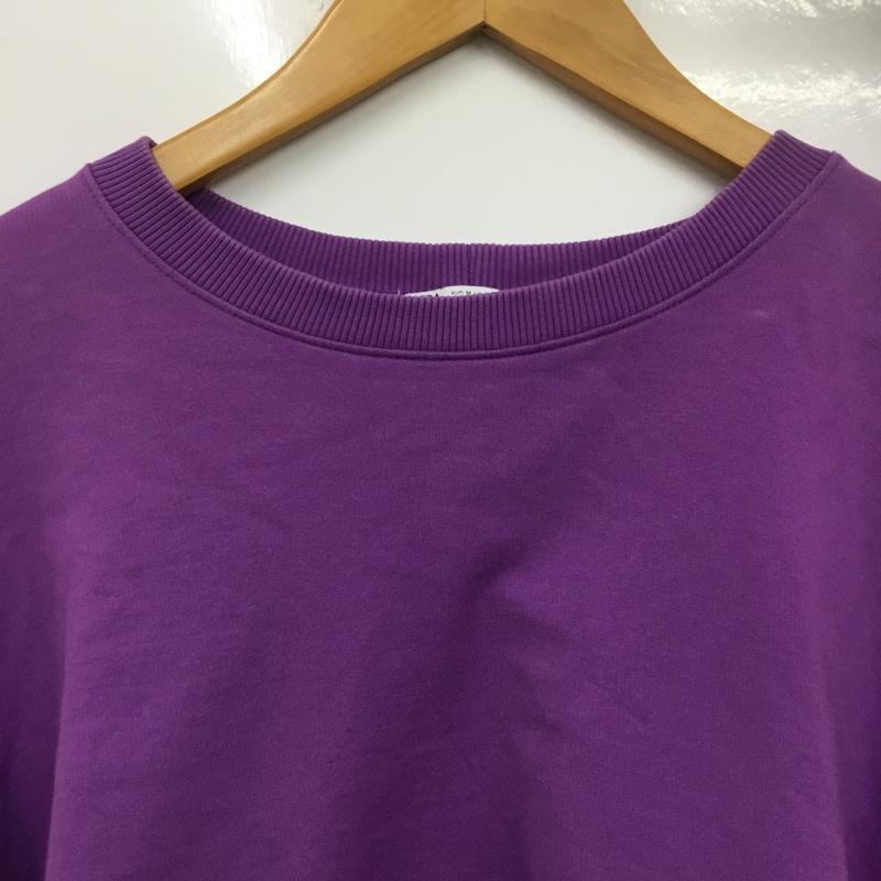 ザラ ZARA カットソー 長袖 M 無地 紫 / パープル / purple レディース USED 古着 中古 10159854