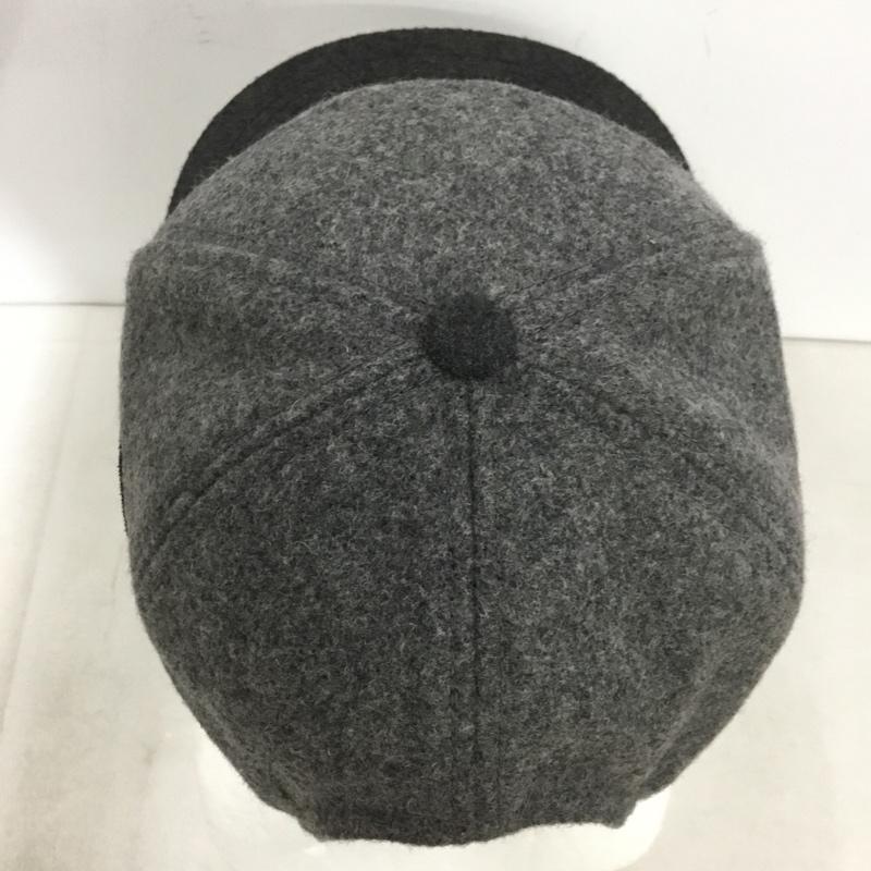 スラッシャー THRASHER 帽子 キャップ ウール混 ロゴ、文字 灰 / グレー / gray X ダークグレー / ダークグレー / メンズ USED 古着 中古 10159855