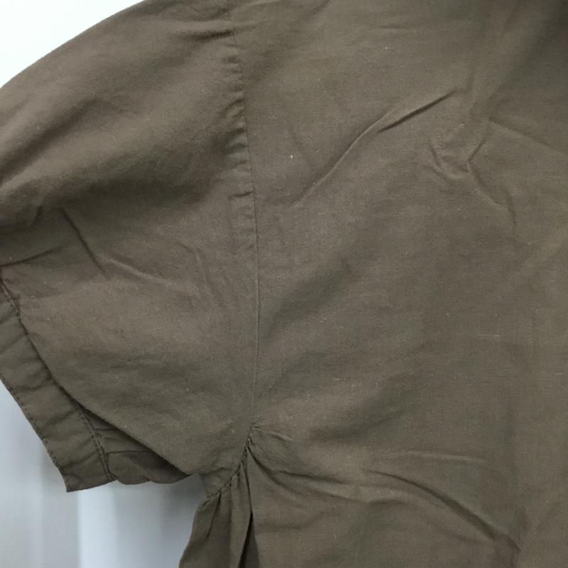 サマンサモスモス Samansa Mos2 シャツ、ブラウス 半袖 FREE 無地 茶 / ブラウン / brown レディース USED 古着 中古 10159856