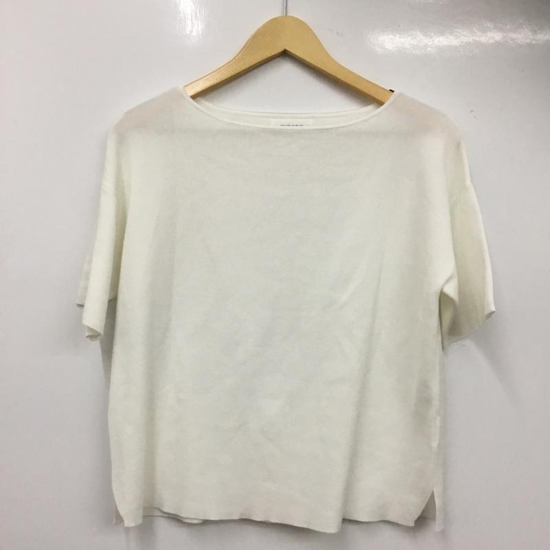 オペークドットクリップ OPAQUE.CLIP カットソー 半袖 M 無地 白 / ホワイト / white レディース USED 古着 中古 10159859