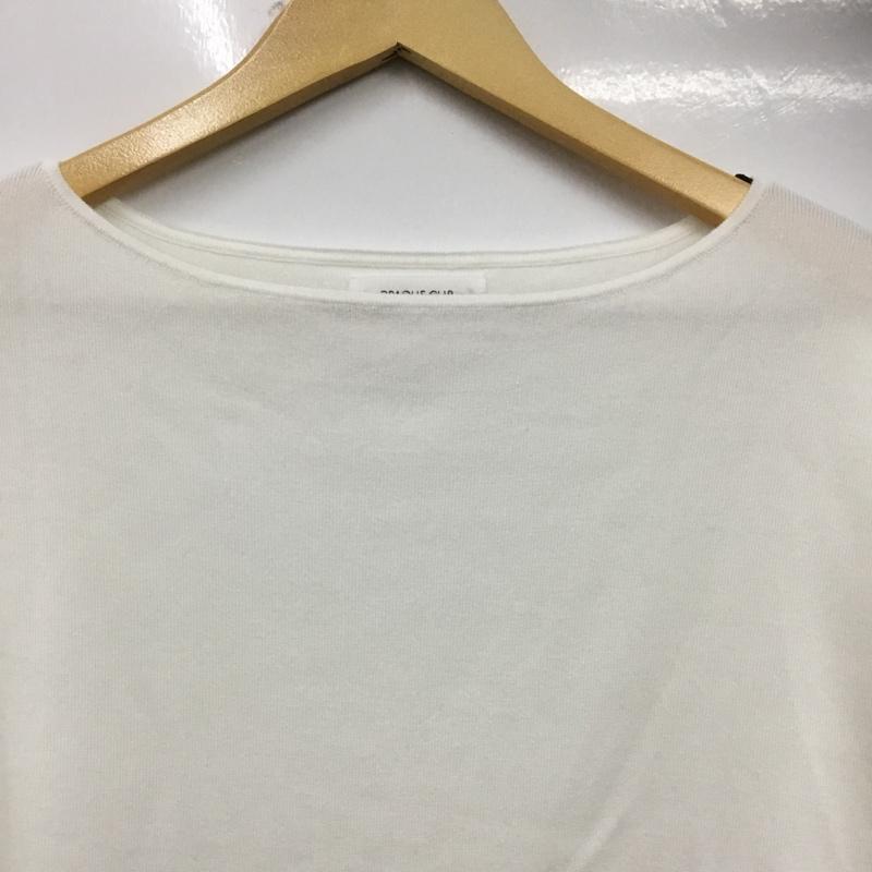 オペークドットクリップ OPAQUE.CLIP カットソー 半袖 M 無地 白 / ホワイト / white レディース USED 古着 中古 10159859