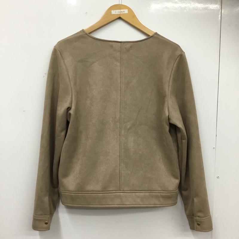 チャオパニック CIAOPANIC ジャケット、上着 ジャケット、ブレザー FREE 無地 茶 / ブラウン / brown レディース USED 古着 中古 10159860
