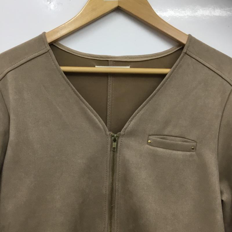 チャオパニック CIAOPANIC ジャケット、上着 ジャケット、ブレザー FREE 無地 茶 / ブラウン / brown レディース USED 古着 中古 10159860