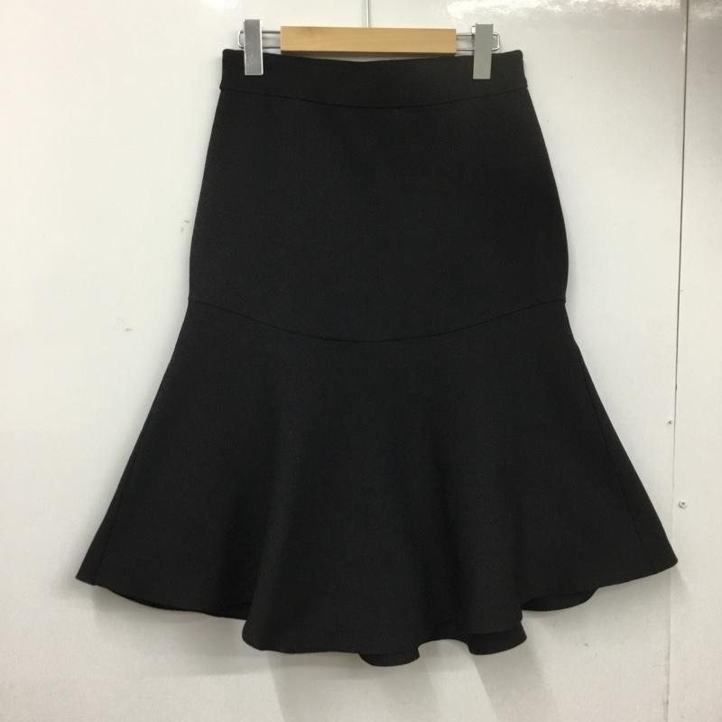 スピック＆スパン Spick & Span スカート ひざ丈スカート 22-060-200-9000-1-0 ニットマーメイドスカート 無地 黒 / ブラック / black レディース USED 古着 中古 10159866
