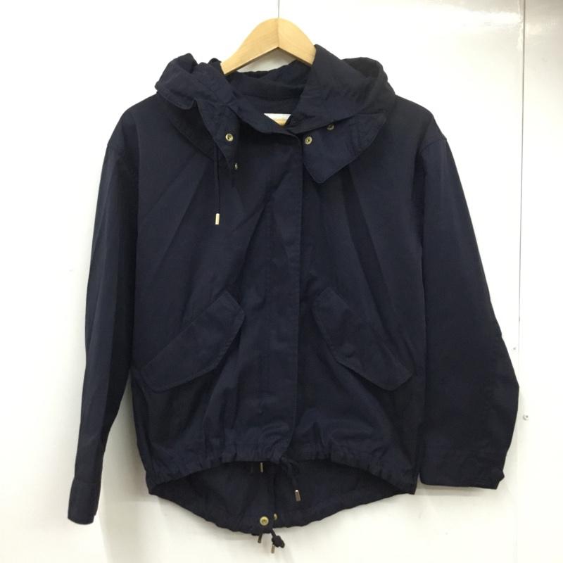 バビロン BABYLONE ジャケット、上着 ジャンパー、ブルゾン 8200104055 マウンテンパーカー 36 無地 紺 / ネイビー / navy レディース USED 古着 中古 10159867