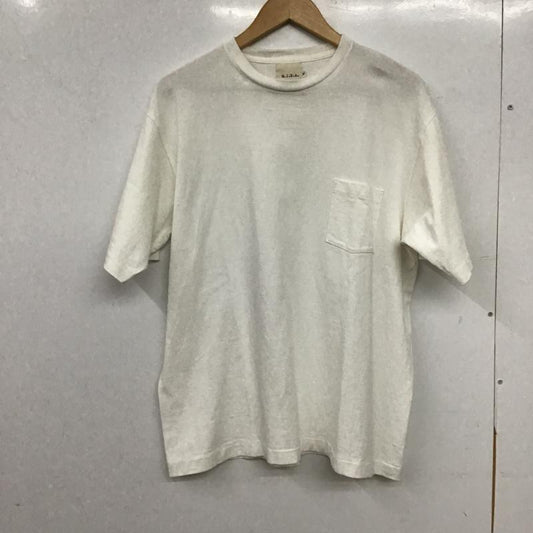ミダ M.I.D.A Tシャツ 半袖 半袖カットソー プリントTシャツ クルーネックカットソー M 無地 白 / ホワイト / white メンズ USED 古着 中古 10159902