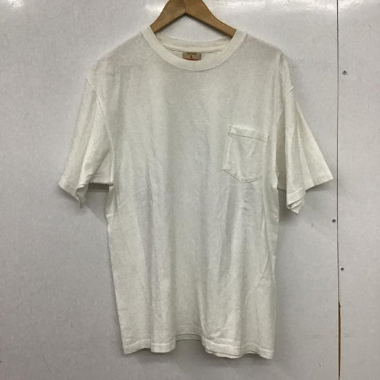 グッドウェア Goodwear Tシャツ 半袖 半袖カットソー プリントTシャツ クルーネックカットソー L 無地 白 / ホワイト / white メンズ USED 古着 中古 10159907