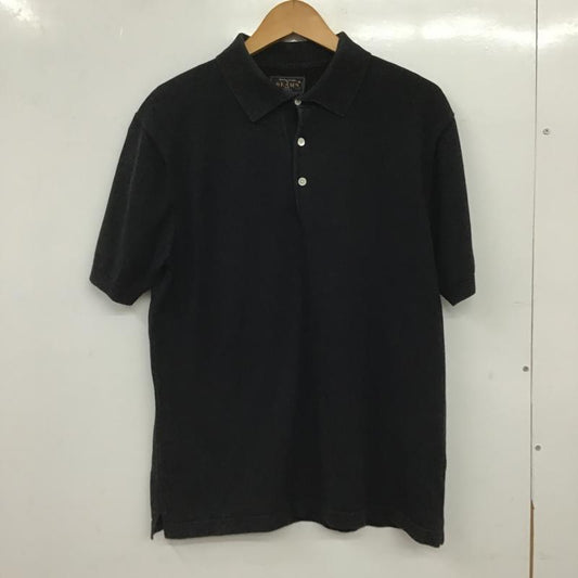 ビームス ジャパン BEAMS JAPAN ポロシャツ 半袖 ポロシャツ 半袖カットソー L 無地 ダークグレー / ダークグレー / メンズ USED 古着 中古 10159920