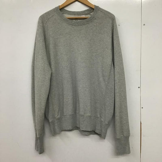 アナトミカ ANATOMICA トレーナー 長袖 長袖トレーナー スウェット クルーネック プルオーバー M 無地 灰 / グレー / gray メンズ USED 古着 中古 10159922