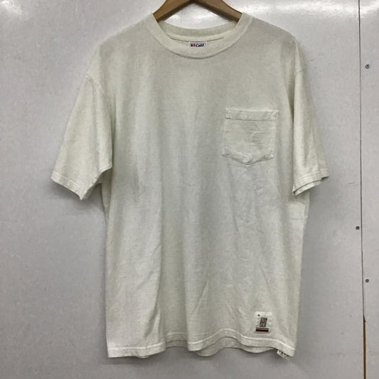 スタンダード カリフォルニア STANDARD CALIFORNIA Tシャツ 半袖 半袖カットソー プリントTシャツ クルーネックカットソー L 無地 白 / ホワイト / white メンズ USED 古着 中古 10159924