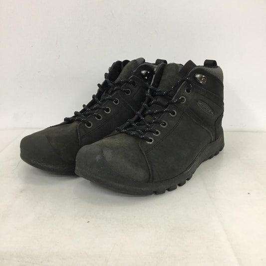 キーン KEEN アウトドアシューズ アウトドアシューズ 1015134 トレッキングブーツ 25cm 25.0cm ロゴ、文字 黒 / ブラック / black レディース USED 古着 中古 10159926