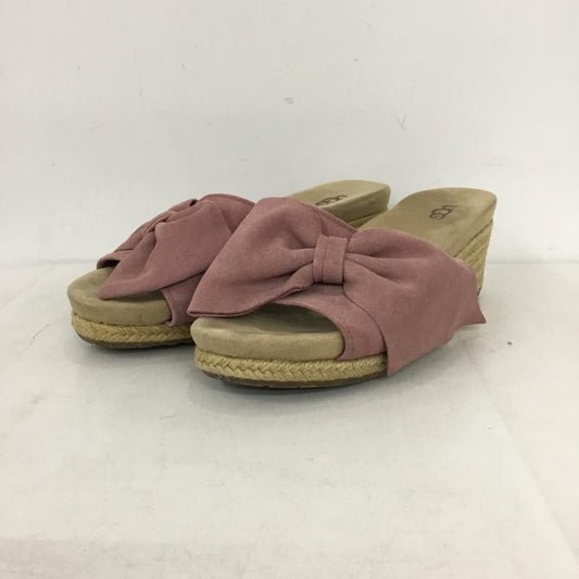 アグ UGG サンダル サンダル 1099695 JAYCEE WEDGE 25cm リボン 25.0cm 無地 桃 / ピンク / pink レディース USED 古着 中古 10159931